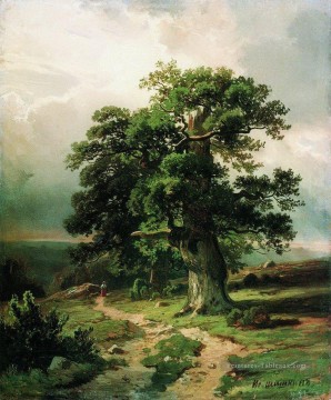 chêne 1865 paysage classique Ivan Ivanovitch Peinture à l'huile